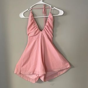FashionNova romper(small) pastel pink